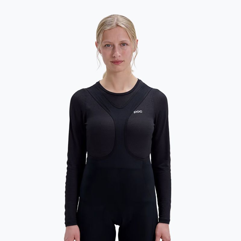 Лонгслів велосипедний жіночий POC Layer Mid Jersey uranium black 3