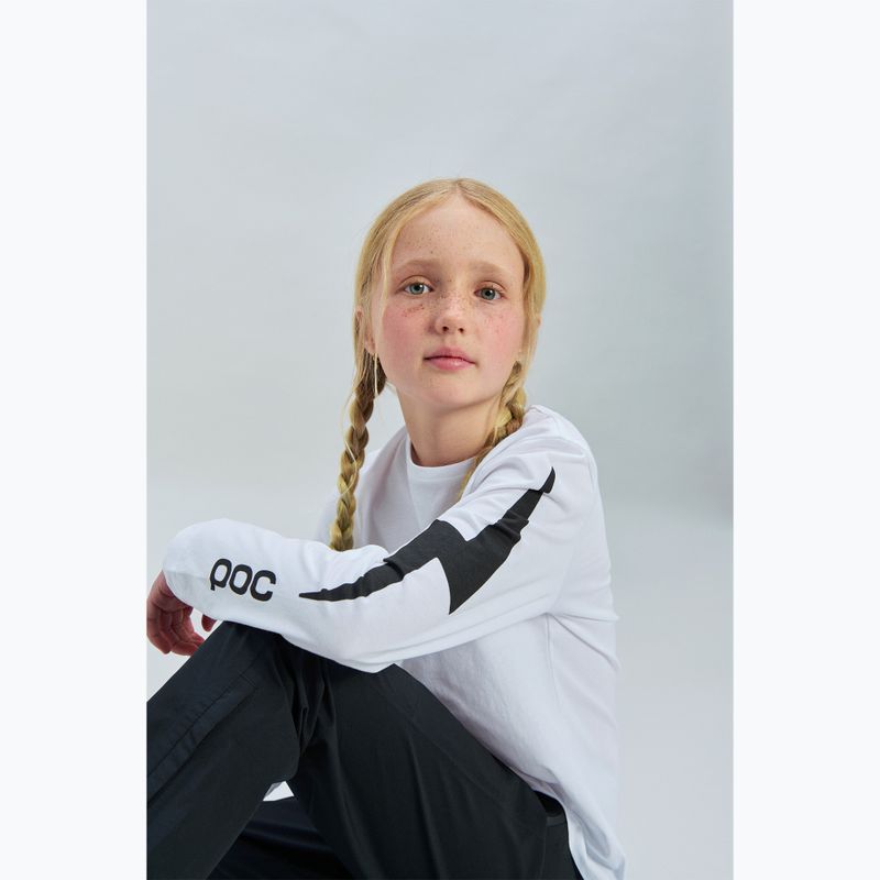 Лонгслів дитячий POC Tee Jr hydrogen white 3