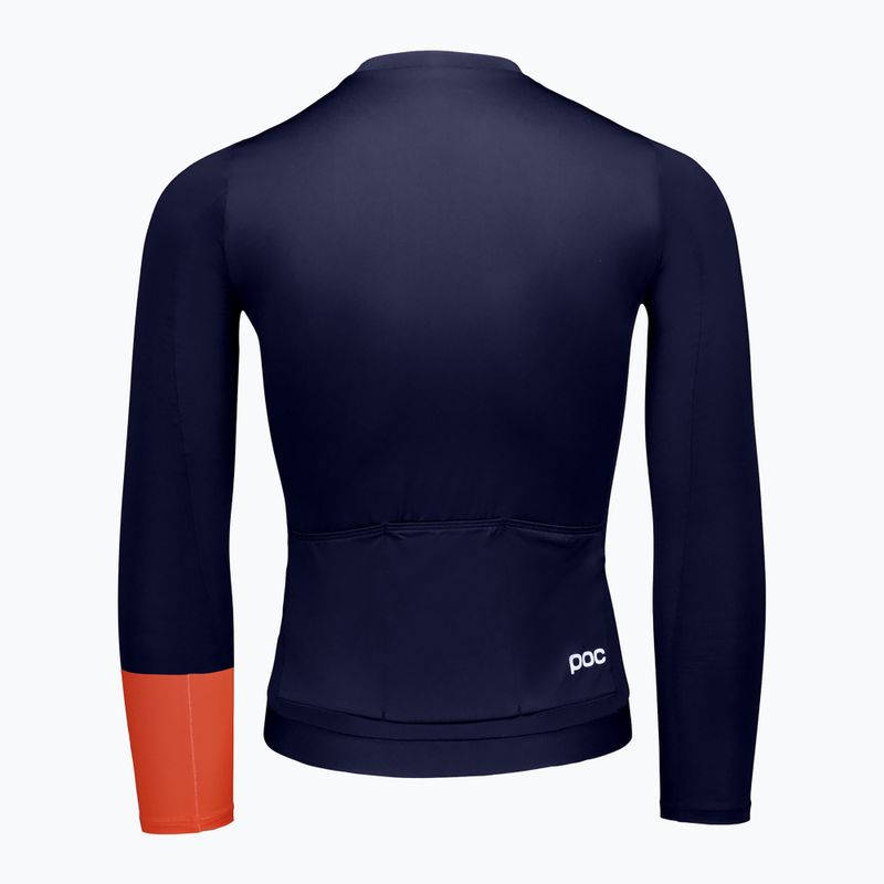 Лонгслів велосипедний чоловічий POC Cadence Jersey apatite navy 2