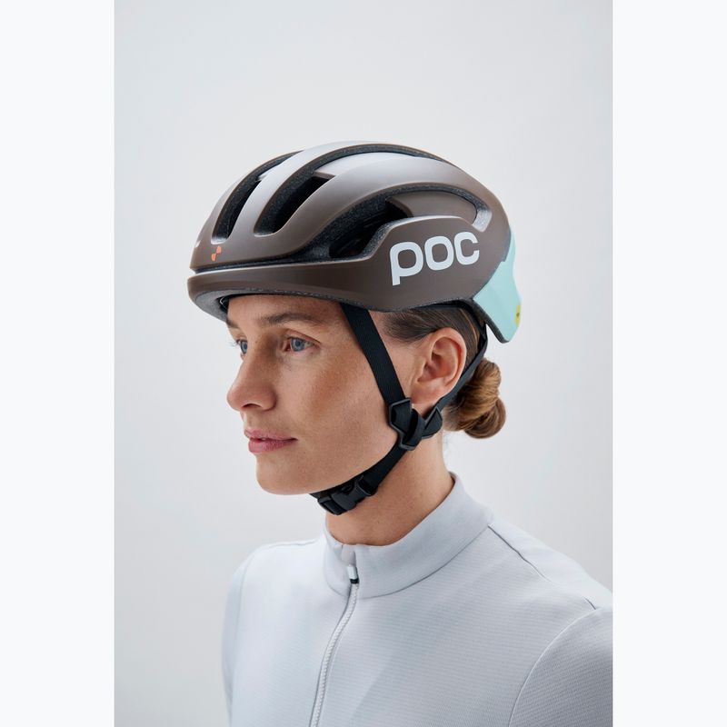 Шолом велосипедний POC Omne Air MIPS bronzite brown matt/lazurite blue matt 5