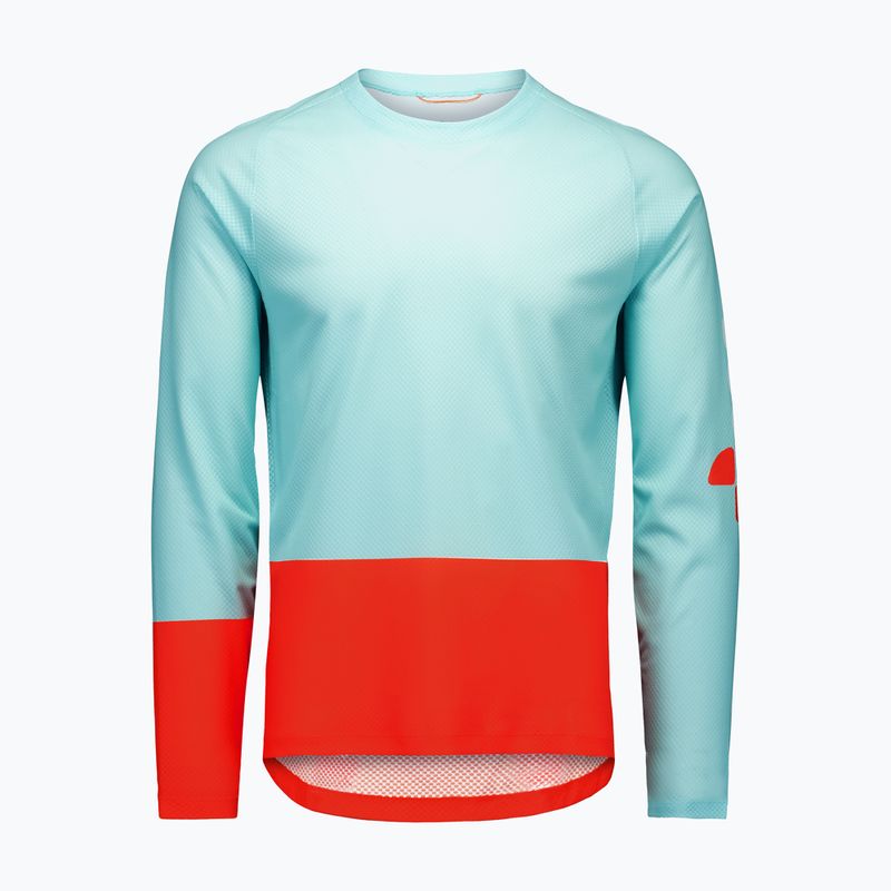 Лонгслів велосипедний чоловічий POC Motion Air Jersey lazurite blue/carnelian orange 5