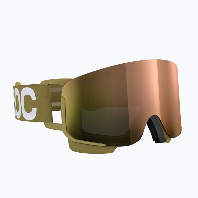 Окуляри лижні POC Nexal olivine green/partly sunny rose gold 2