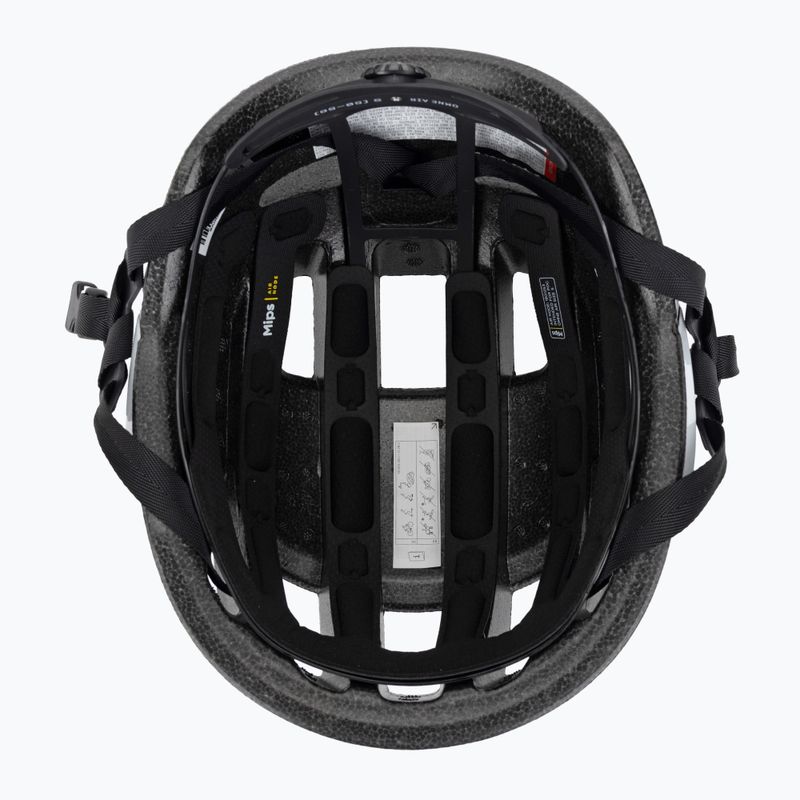 Шолом велосипедний POC Omne Air MIPS hydrogen white/uranium black matt w. logo 5