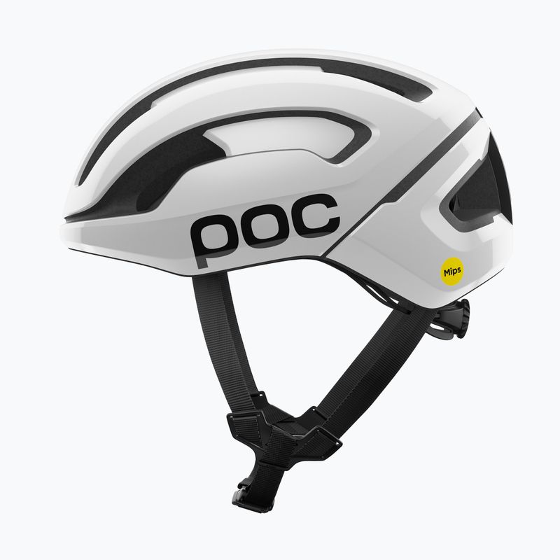 Шолом велосипедний POC Omne Air MIPS hydrogen white/uranium black matt w. logo 2