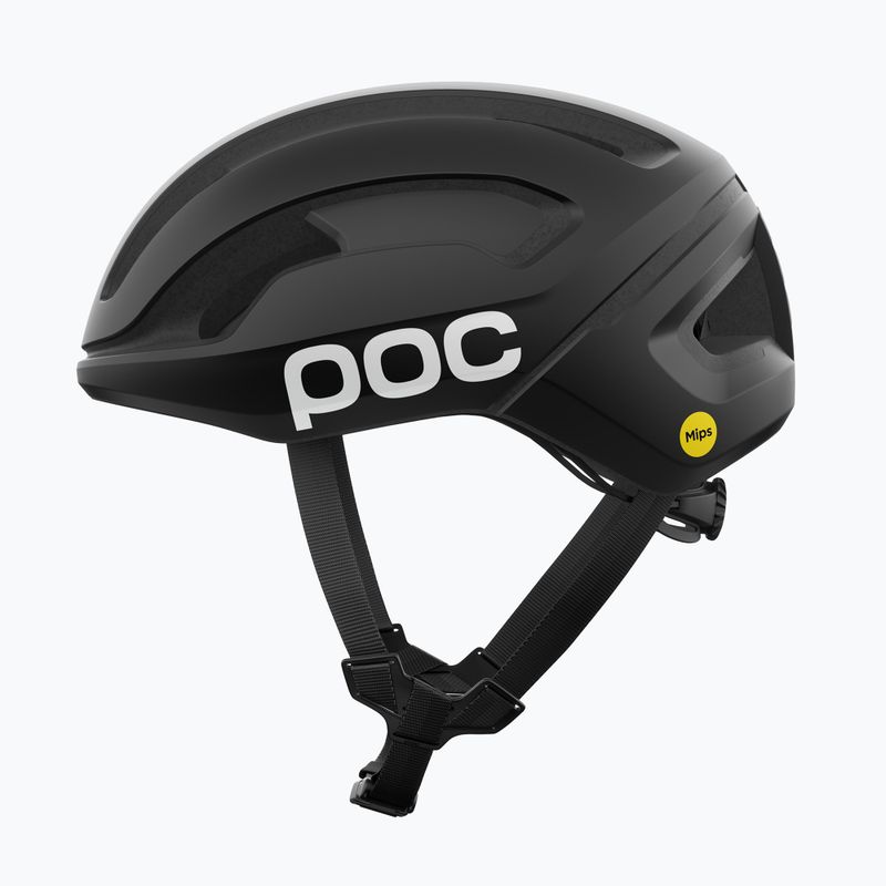 Шолом велосипедний POC Omne Air MIPS uranium black matt/hydrogen white w. logo 2