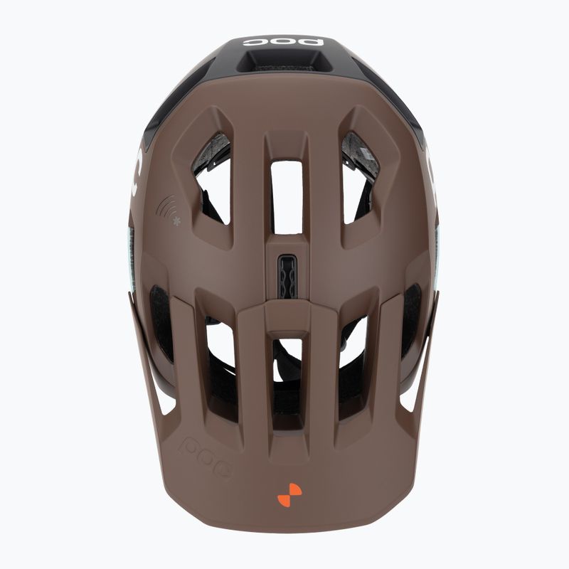 Шолом велосипедний POC Kortal Race MIPS bronzite brown matt/lazurite blue matt 6