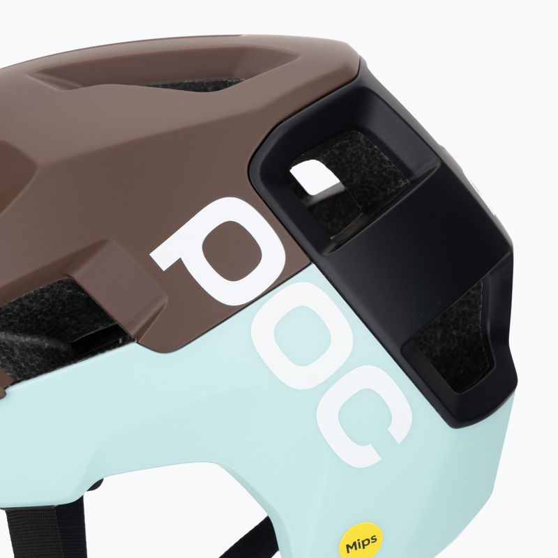 Шолом велосипедний POC Kortal Race MIPS bronzite brown matt/lazurite blue matt 7