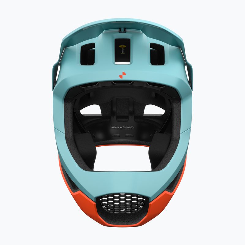 Шолом велосипедний POC Otocon Race MIPS indicolite blue matt/carnelian orange matt 3