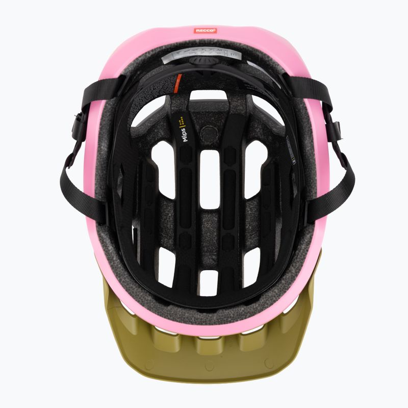 Шолом велосипедний POC Cularis olivine green matt/thulite pink matt 5