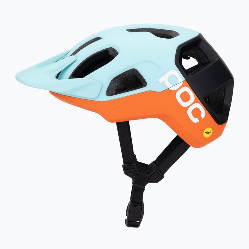 Шолом велосипедний POC Cularis indicolite blue matt/carnelian orange matt 3