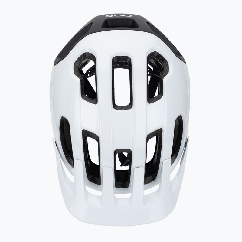 Шолом велосипедний POC Cularis hydrogen white/uranium black matt w. logo 6