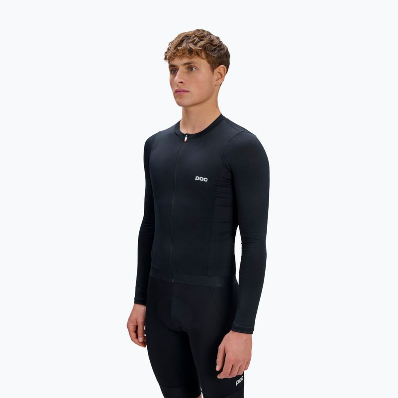 Лонгслів велосипедний чоловічий POC Cadence Jersey uranium black