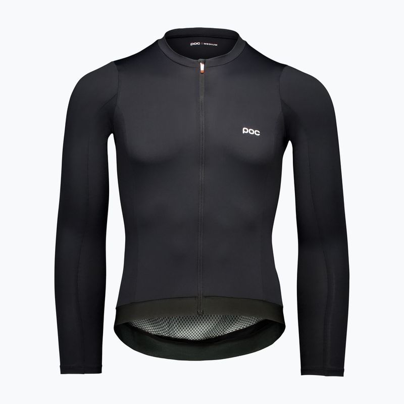 Лонгслів велосипедний чоловічий POC Cadence Jersey uranium black 3