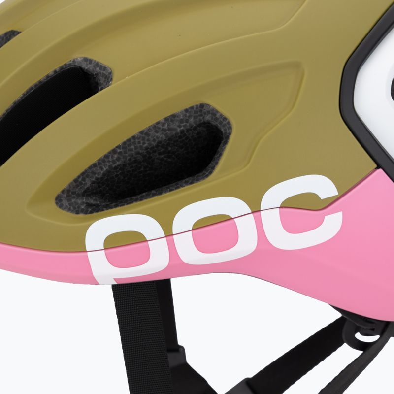 Шолом велосипедний POC Amidal olivine green matt/thulite pink matt 7