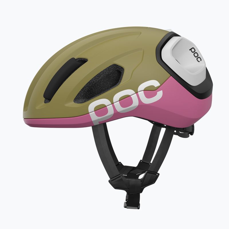 Шолом велосипедний POC Amidal olivine green matt/thulite pink matt 2