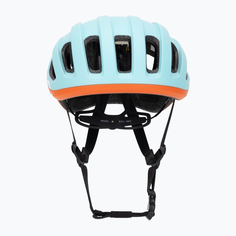 Шолом велосипедний POC Amidal indicolite blue matt/carnelian orange matt 2