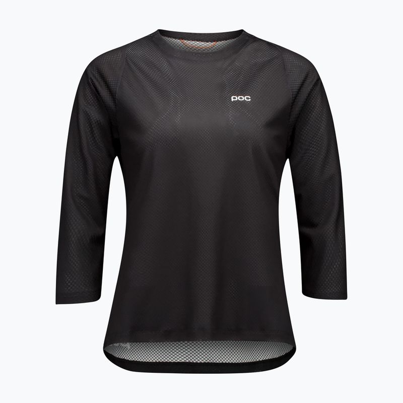 Футболка велосипедна жіноча POC Motion Air Jersey 3/4 uranium black 3