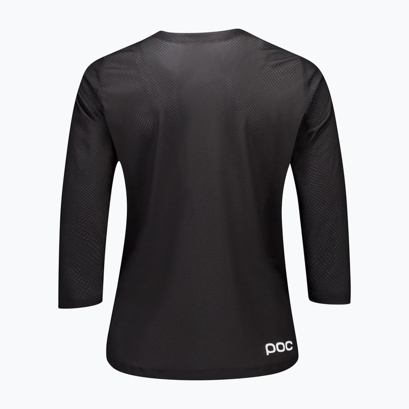 Футболка велосипедна жіноча POC Motion Air Jersey 3/4 uranium black 4
