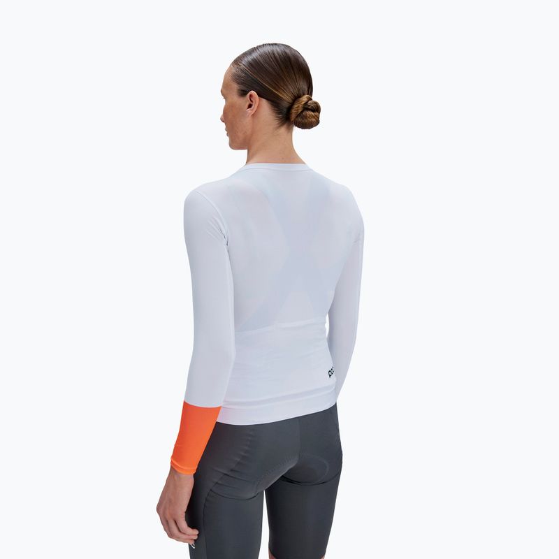 Лонгслів велосипедний жіночий POC Cadence Jersey hydrogen white 2