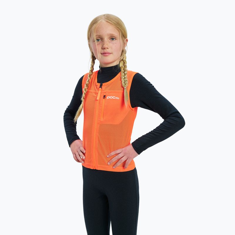 Жилет захисний дитячий POC Pocito VPD Air Vest Jr fluorescent orange 3