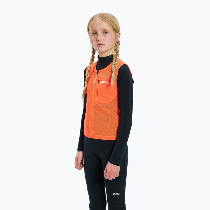 Жилет захисний дитячий POC Pocito VPD Air Vest Jr fluorescent orange 5