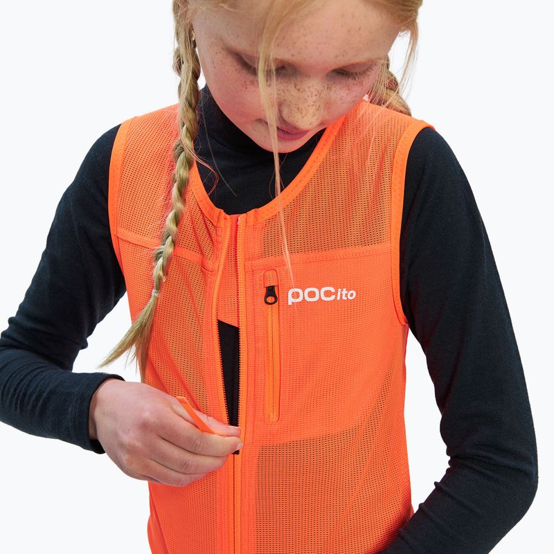 Жилет захисний дитячий POC Pocito VPD Air Vest Jr fluorescent orange 6