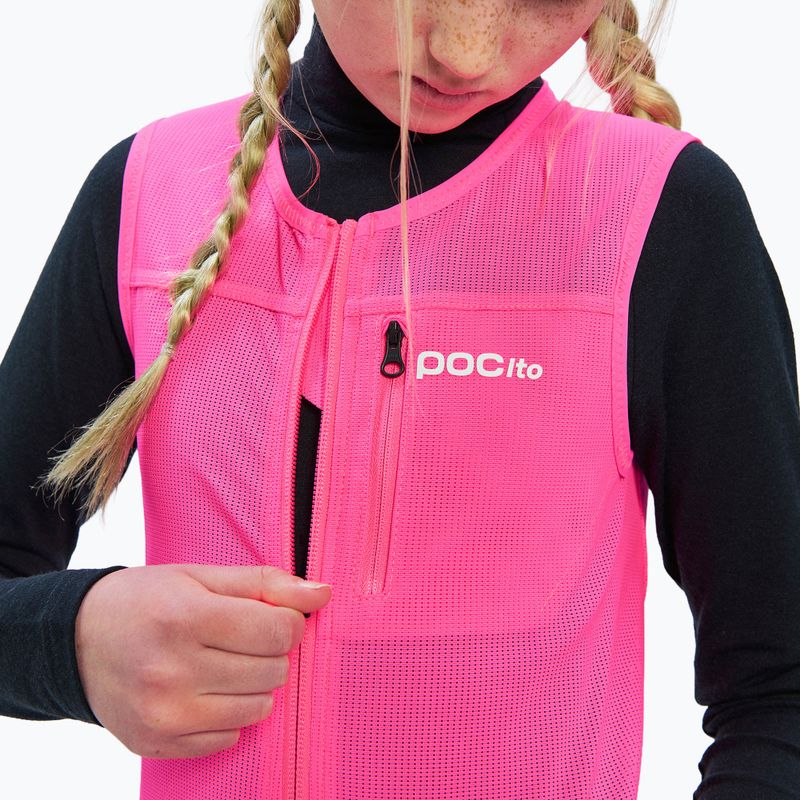 Дитячий захисний жилет POC Pocito VPD Air Vest Jr fluorescent pink 6