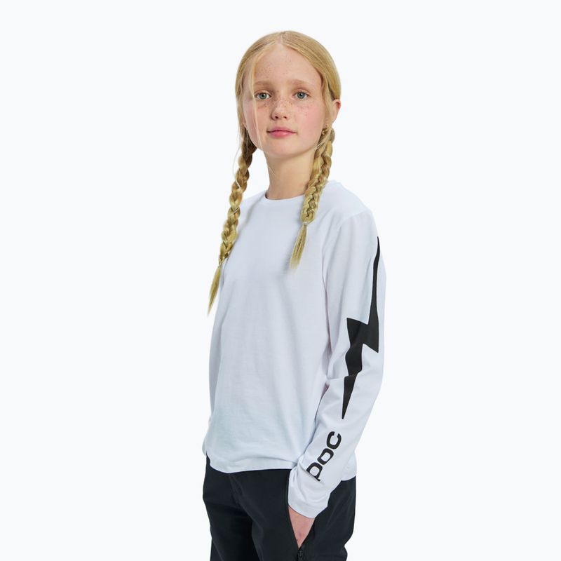 Лонгслів дитячий POC Tee Jr blixten white 4