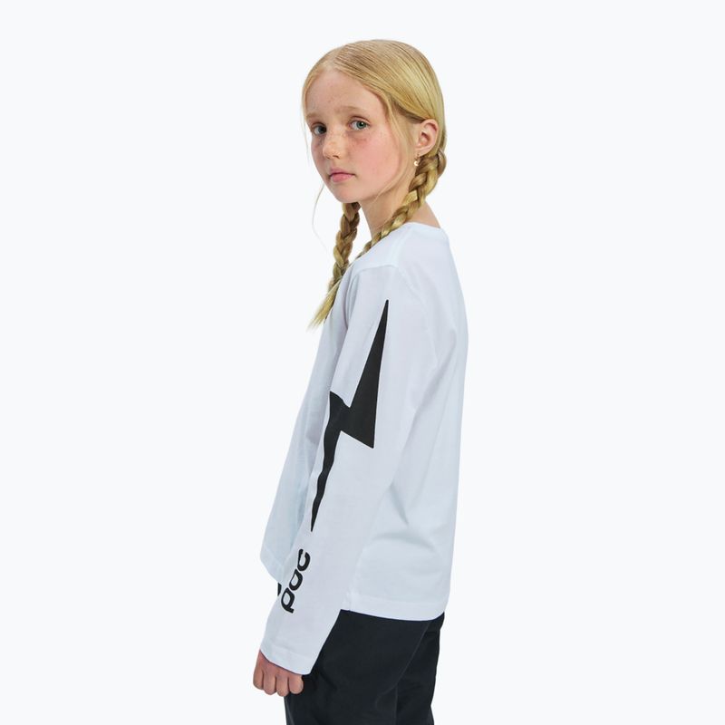 Лонгслів дитячий POC Tee Jr blixten white 5