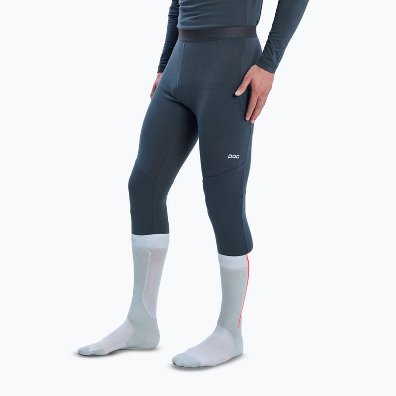 Штани термічні чоловічі POC Layer Merino 3/4 Tights sylvanite grey 4