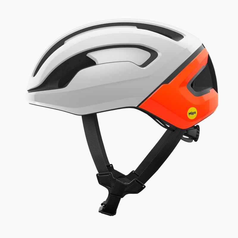 Шолом велосипедний POC Omne Air MIPS hydrogen white/fluorescent orange 2