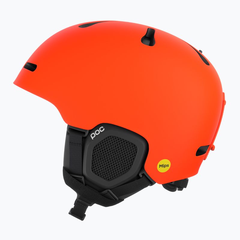 Шолом гірськолижний POC Fornix MIPS fluorescent orange matt 2