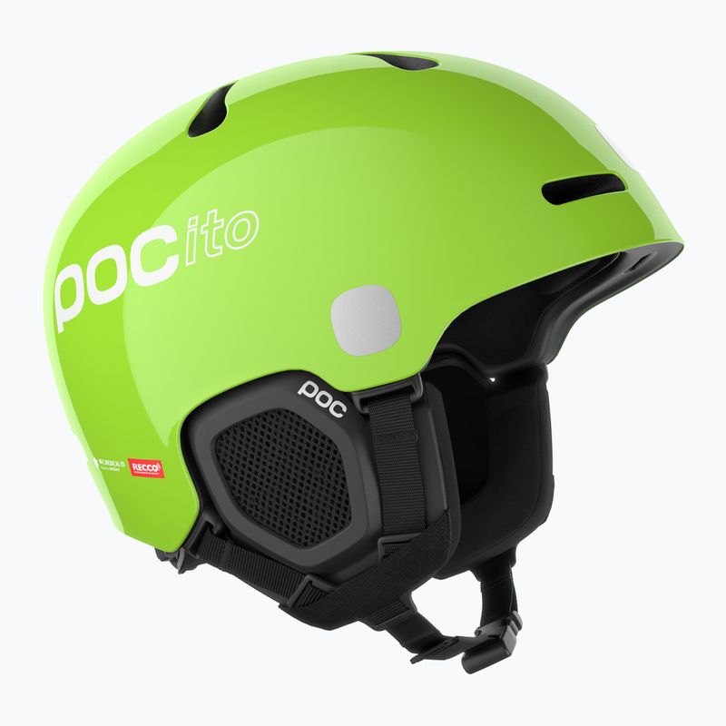 Шолом гірськолижний дитячий POC POCito Fornix MIPS fluorescent yellow/green
