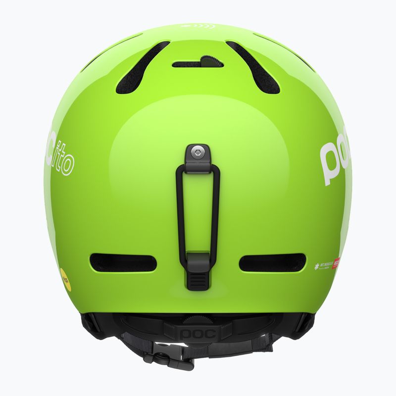 Шолом гірськолижний дитячий POC POCito Fornix MIPS fluorescent yellow/green 4