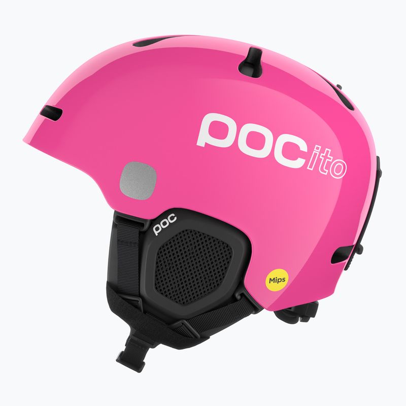 Шолом гірськолижний дитячий POC POCito Fornix MIPS fluorescent pink 2