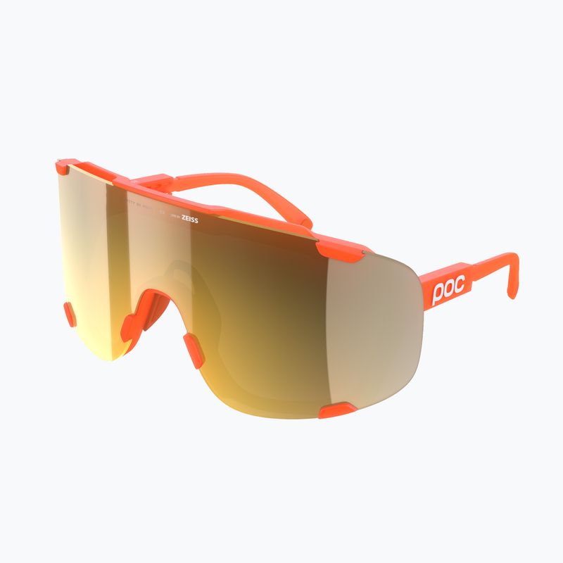 Окуляри сонцезахисні POC Devour fl.orange translucent/clarity road/partly sunny gold