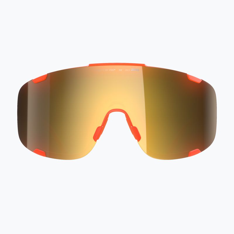 Окуляри сонцезахисні POC Devour fl.orange translucent/clarity road/partly sunny gold 2