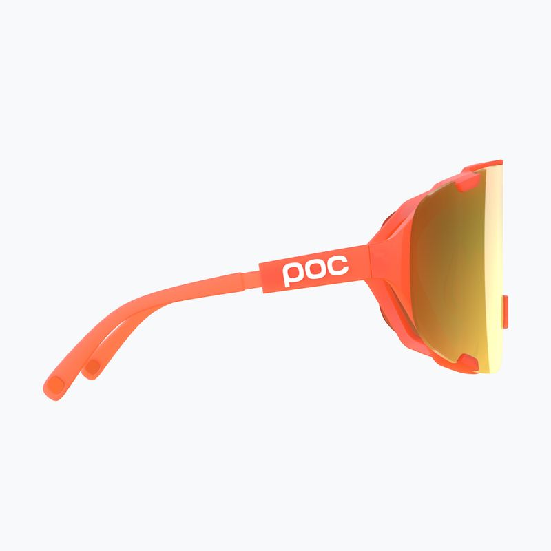 Окуляри сонцезахисні POC Devour fl.orange translucent/clarity road/partly sunny gold 4