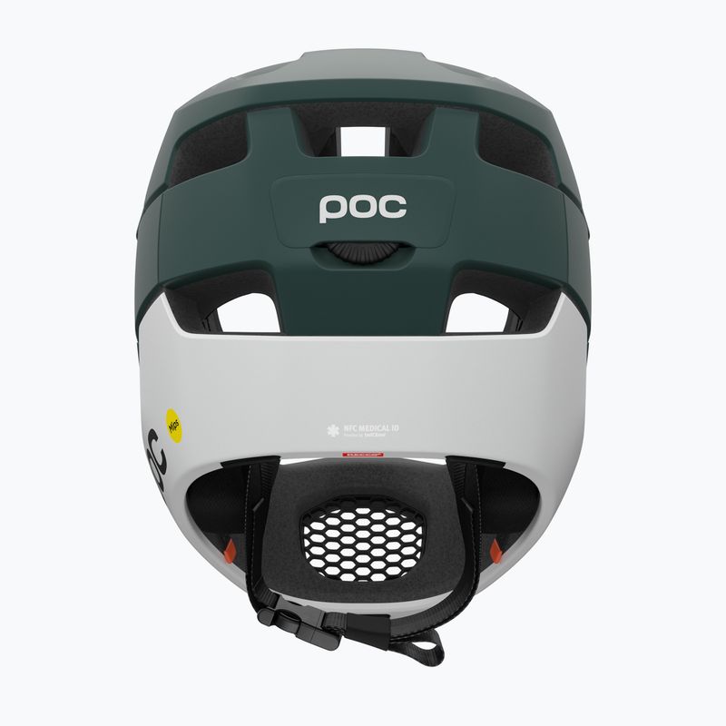 Шолом велосипедний POC Otocon Race MIPS pargasite green matt/hydrogen white matt 4