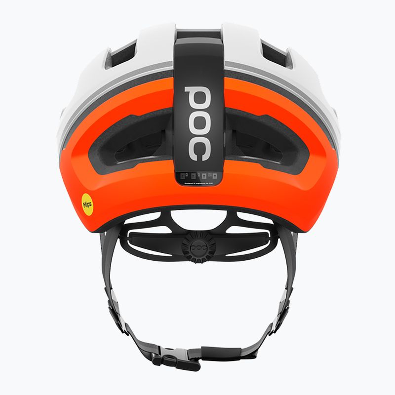 Шолом велосипедний POC Omne Beacon MIPS hydrogen white/fluorescent orange matt 4