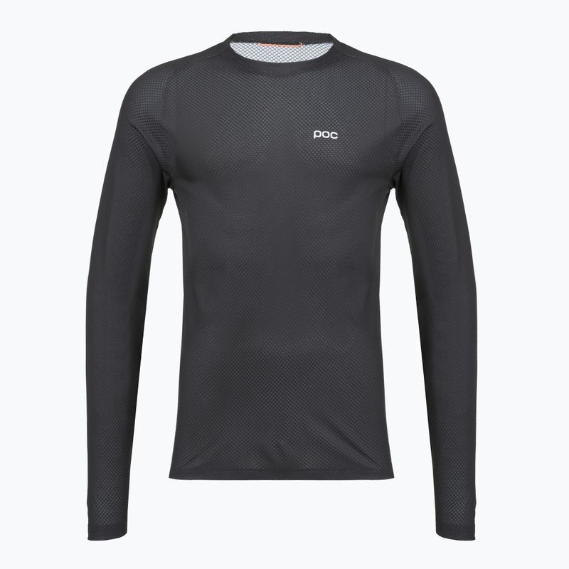 Чоловічий велосипедний лонгслів POC Motion Air Jersey урановий чорний