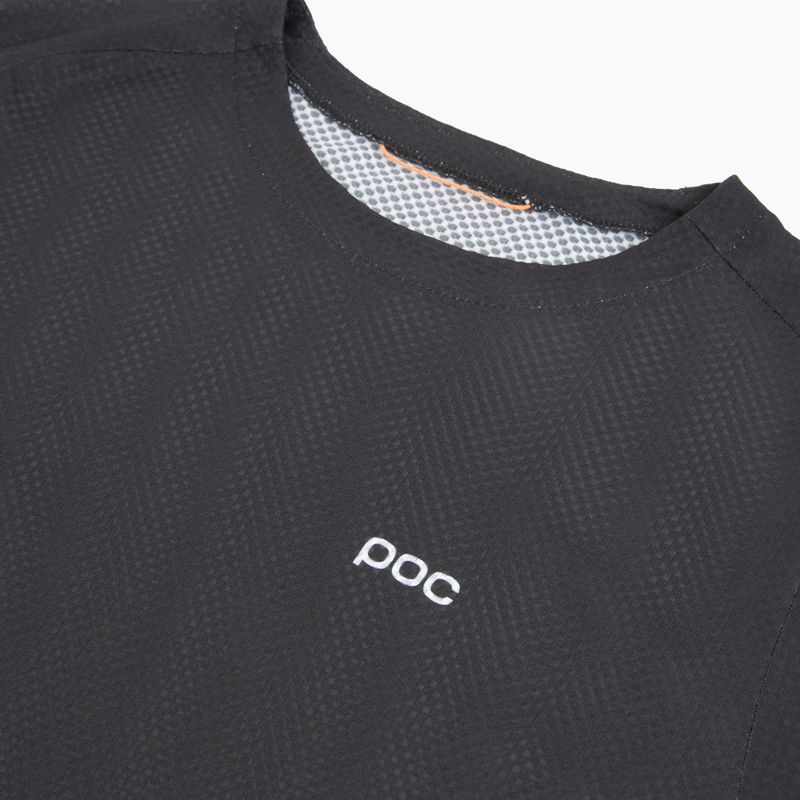 Чоловічий велосипедний лонгслів POC Motion Air Jersey урановий чорний 3