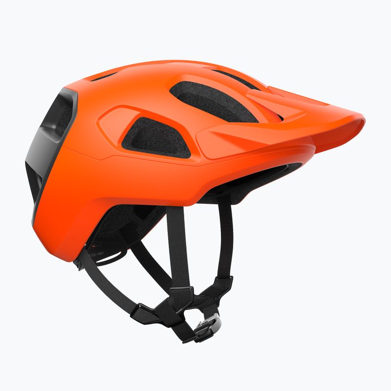 Шолом велосипедний POC Cularis fluorescent orange matt/uranium black matt