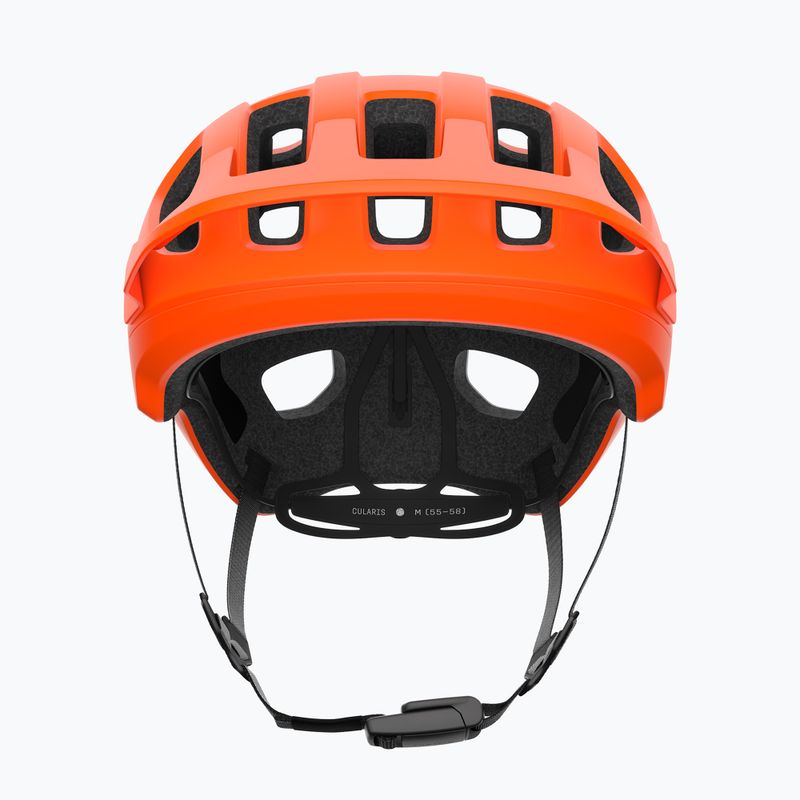 Шолом велосипедний POC Cularis fluorescent orange matt/uranium black matt 3