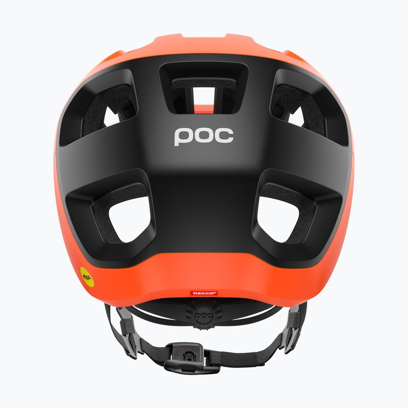 Шолом велосипедний POC Cularis fluorescent orange matt/uranium black matt 4