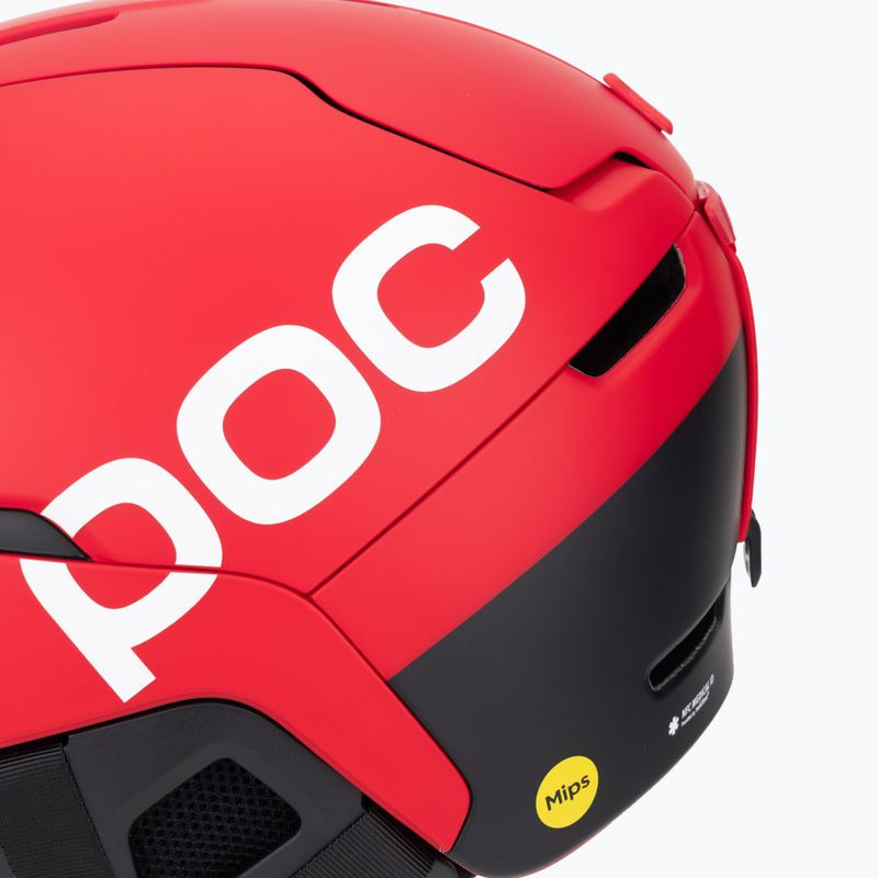 Шолом гірськолижний POC Obex BC MIPS prismane red matt 7