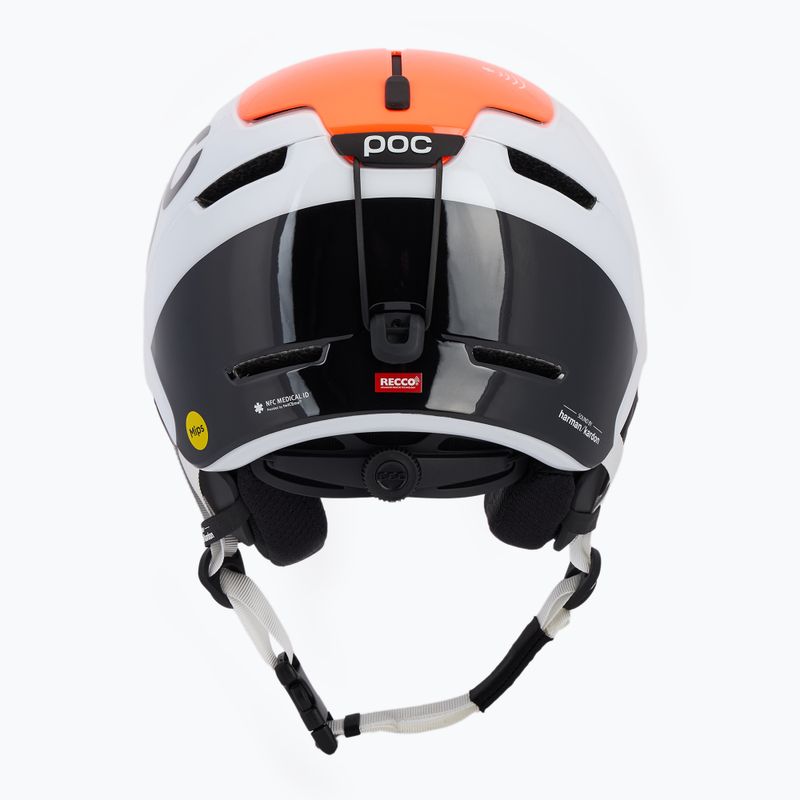 Шолом гірськолижний POC Obex Connect hydrogen white/fluorescent orange avip 3