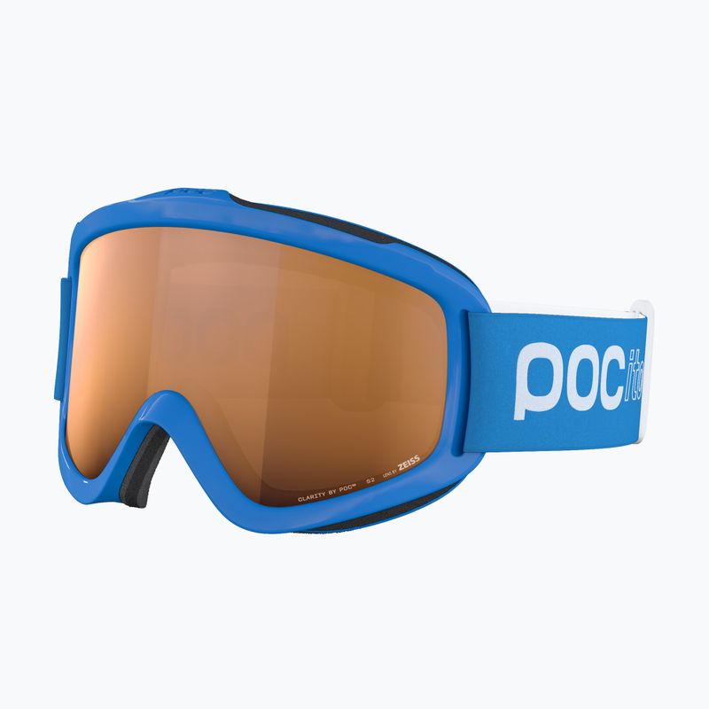 Окуляри гірськолижні дитячі POC POCito Iris fluorescent blue/partly sunny light orange 3