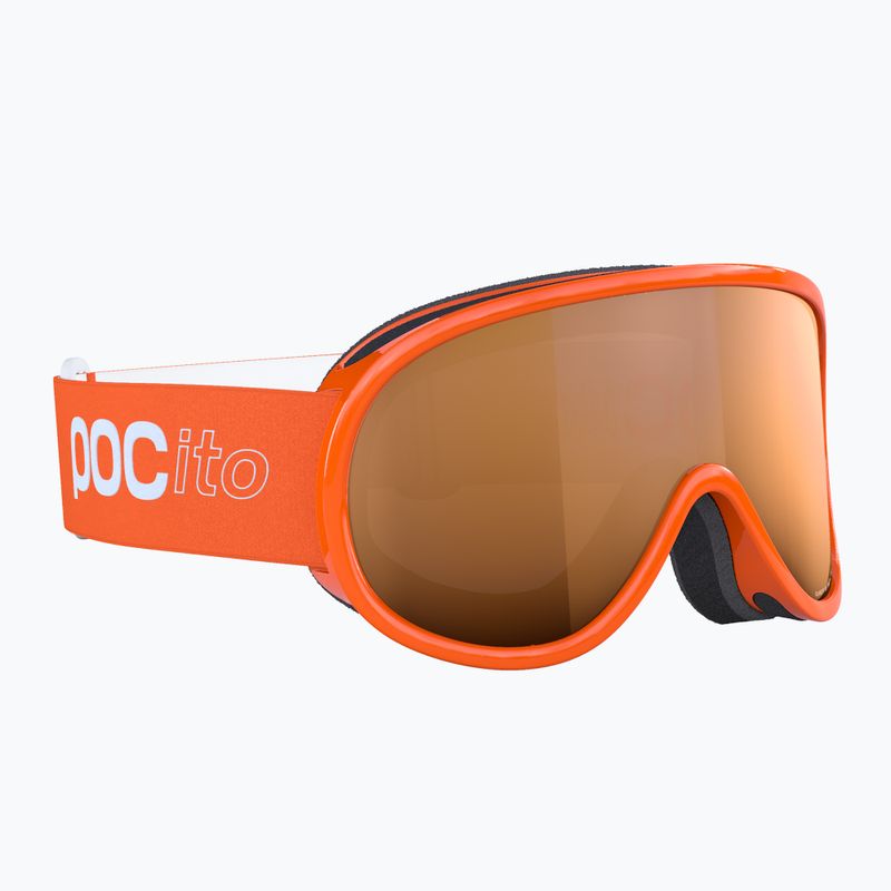Дитячі гірськолижні окуляри POC POCito Retina Jr S2 fluorescent orange/partly sunny light orange