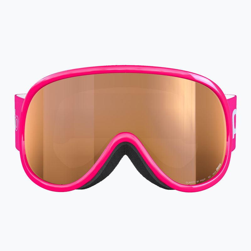 Дитячі гірськолижні окуляри POC POCito Retina Jr S2 fluorescent pink/partly sunny light orange 3